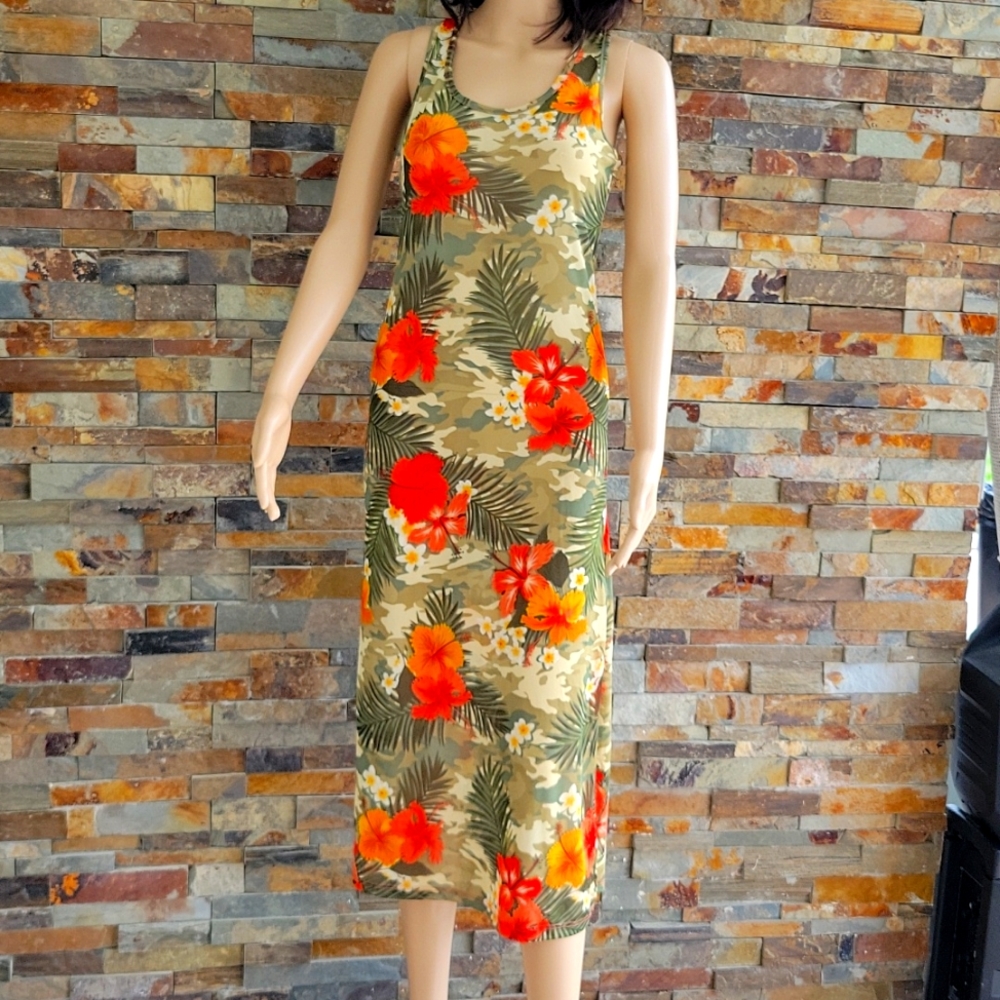 Floral Sheer Cover Dress